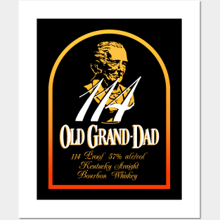 Old Grand-Dad 114 Bourbon Tee (Double Sided) Posters and Art